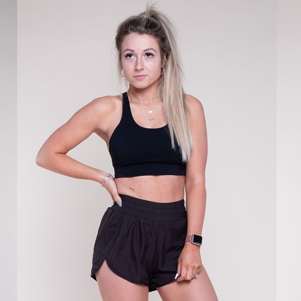 Paragon Fitwear Yuna High Rise Track Short S Black